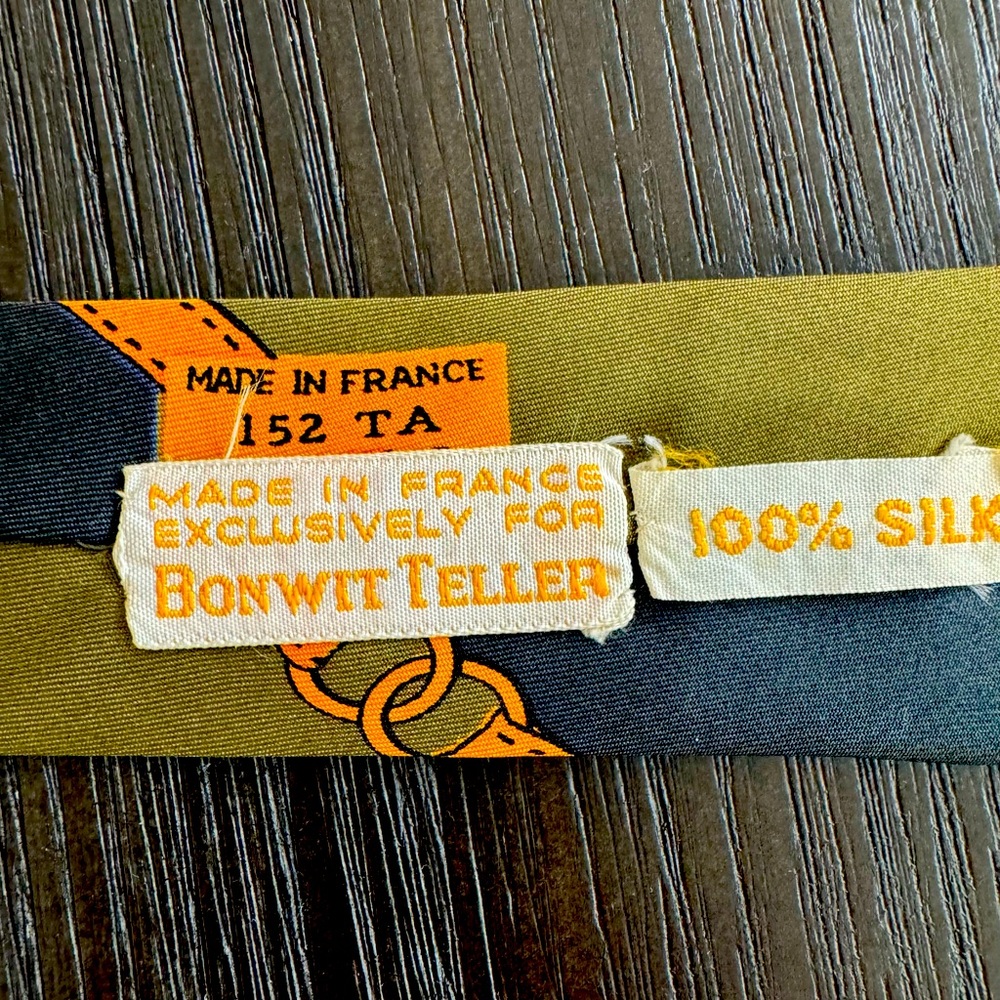 HERMES Vintage Silk Tie - Picture 3 of 10